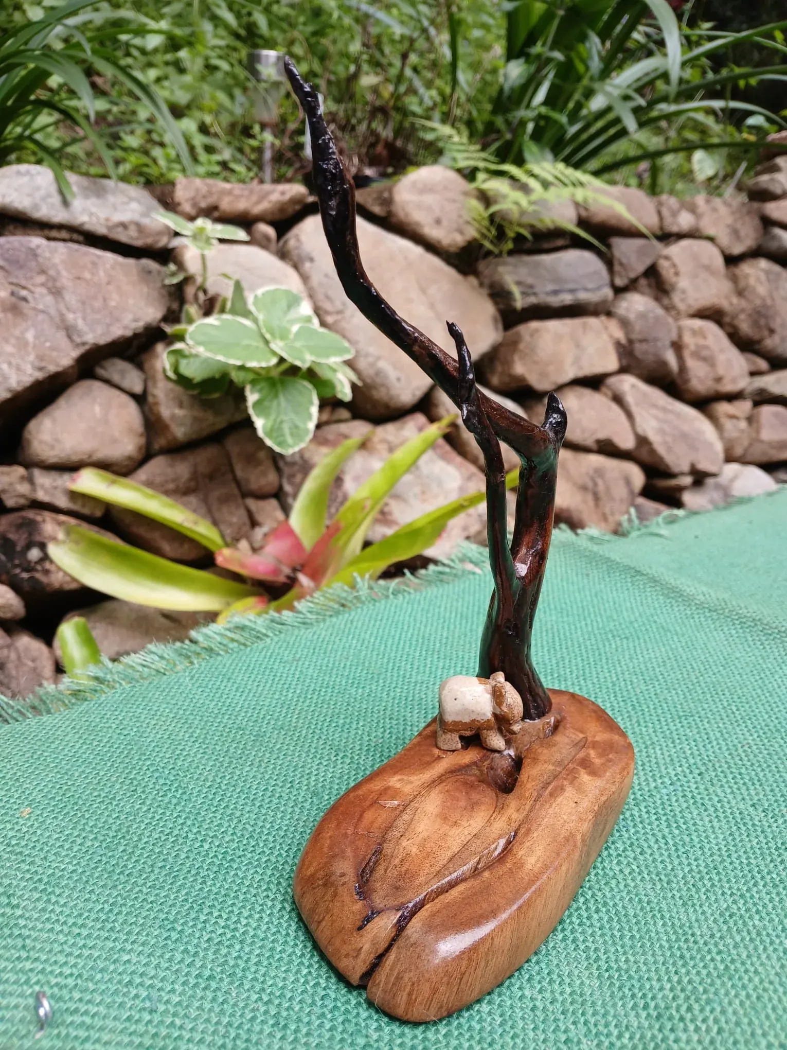 Polished Driftwood Sculpture — view 2