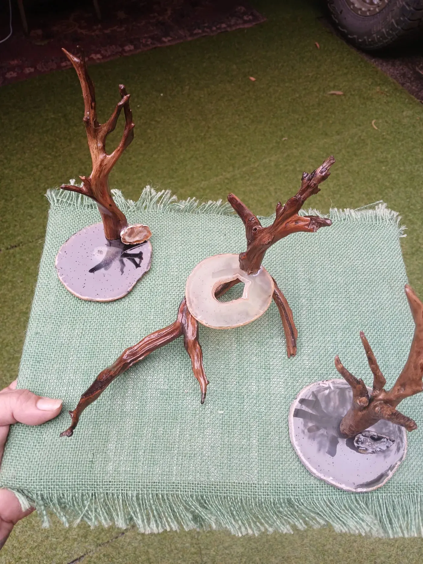 Driftwood Jewellery Tree Set — view 2